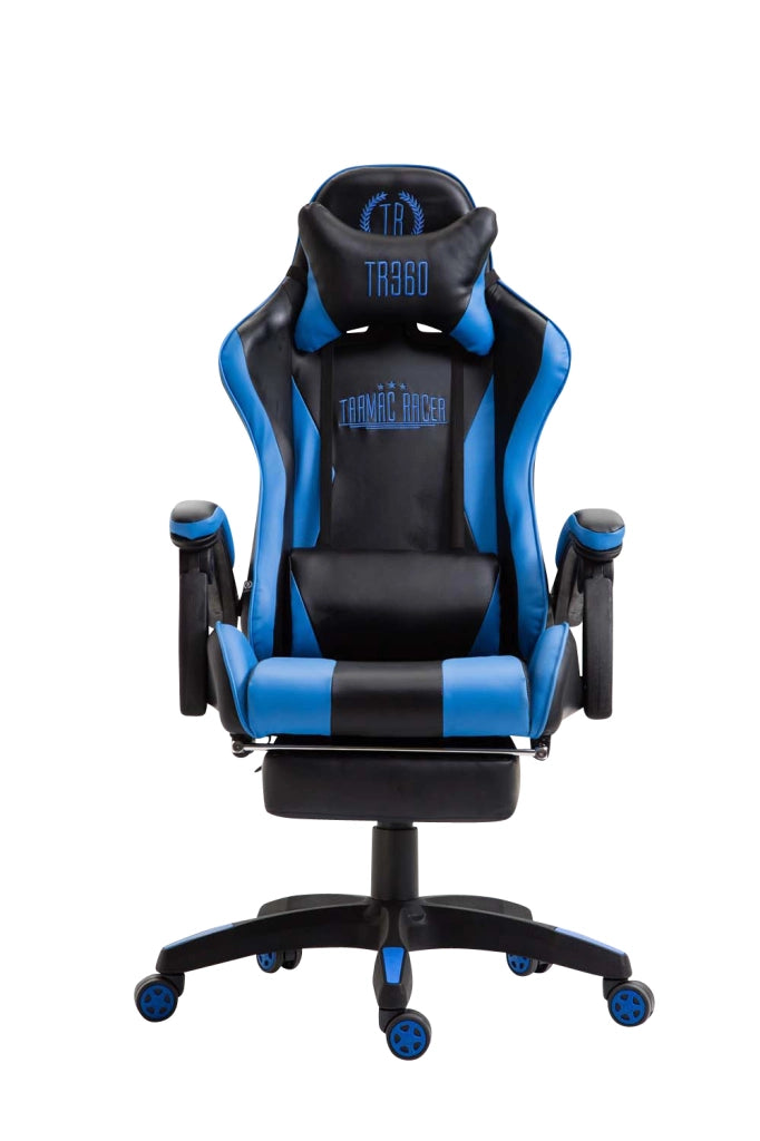 Poltrona gaming IGNITE in similpelle Nero/blu