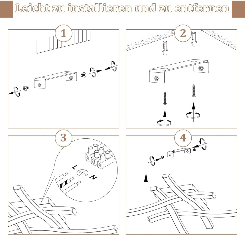 ZMH Lampada da Soffitto LED Nera 24W 3000K Luce Calda Design Moderno per Camera Letto Soggiorno Corridoio Ufficio