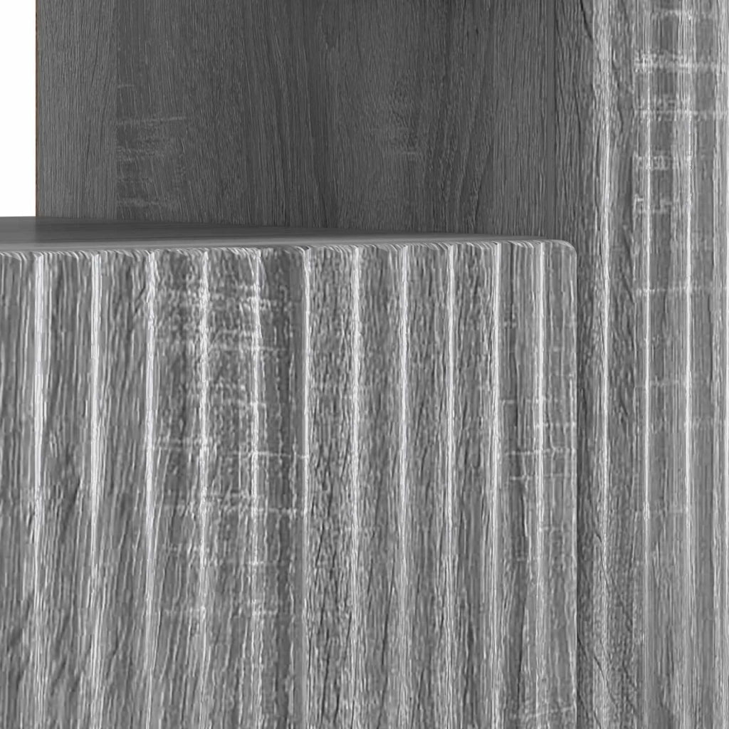 Mobile TV LED Sonoma grigio Legno ingegnerizzato 896031