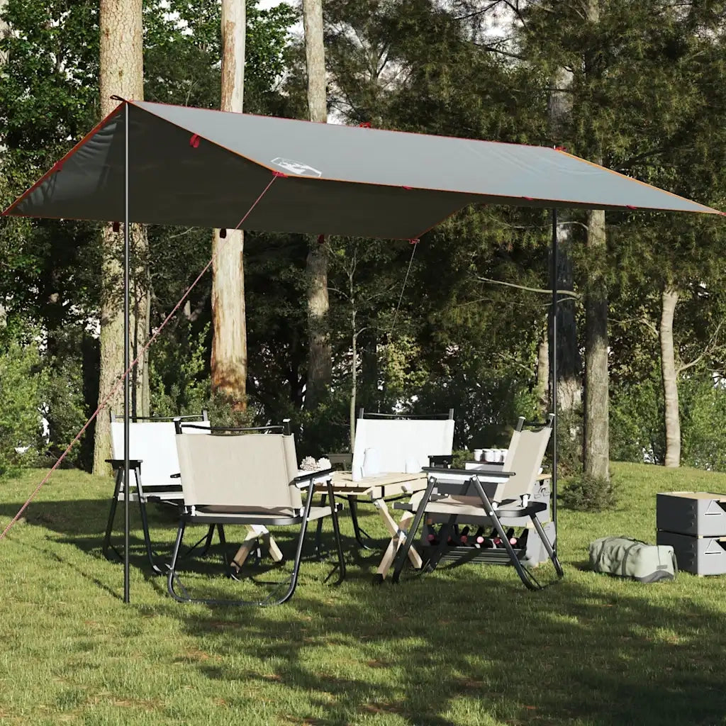 Telone da Campeggio Grigio/Arancione 360x294 cm Impermeabile 94660