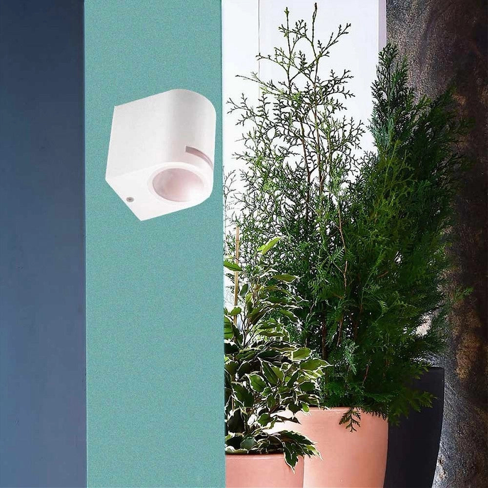 Trade Shop - Applique Esterno Parete Facciate Giardino Lampada Muro Attacco Gu10 Ip54 Gn-wl061 -