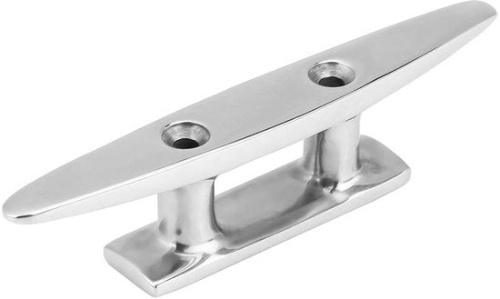 Accessorio per Barche - Cleat in Acciaio Inossidabile - 4 Pollici - Marina - Yacht - Molo - Facile da Installare