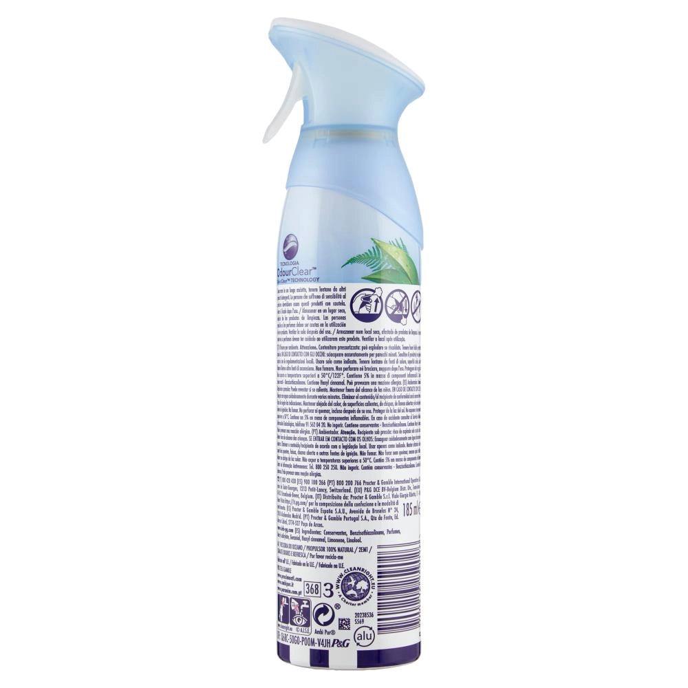 SET 8 AMBI PUR PROFUMATORE PER AMBIENTI DEODORANTE SPRAY OCEANO 185 ML