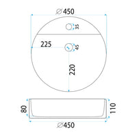 Lavabo Da Appoggio Rea Ronda