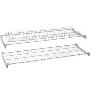 mensole colapiatti cromate cm. 56 con supporti cod:ferx.528