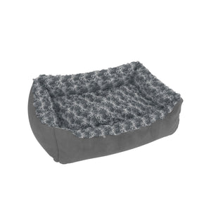 Cuccia per Cani e Gatti 62x50x17 cm in Poliestere Zoe Grigia