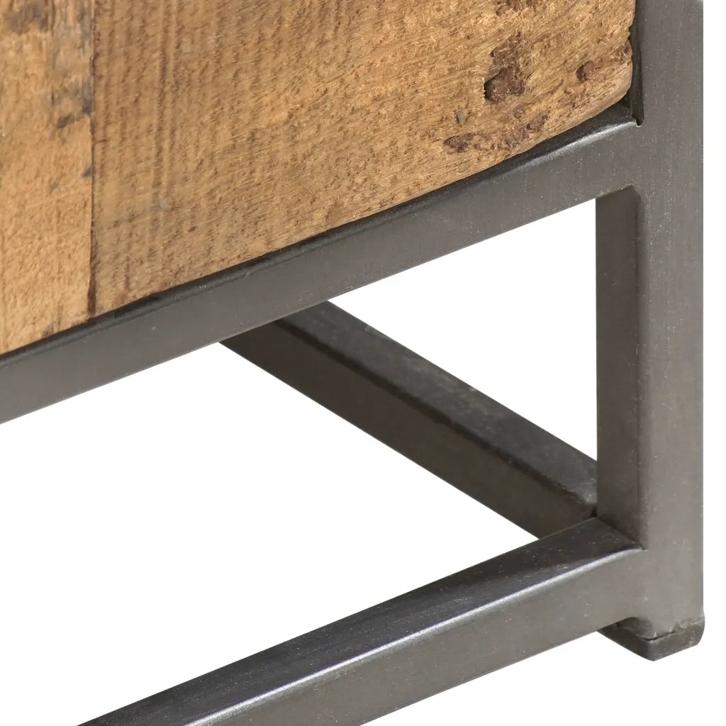 Cassettiera 45x30x100 cm in Legno Massello di Recupero cod mxl 69675