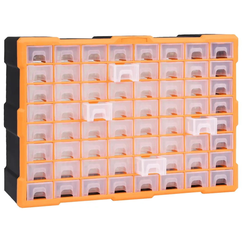 Mobile Contenitore con 64 Cassetti 52x16x37,5 cm CFW6582846