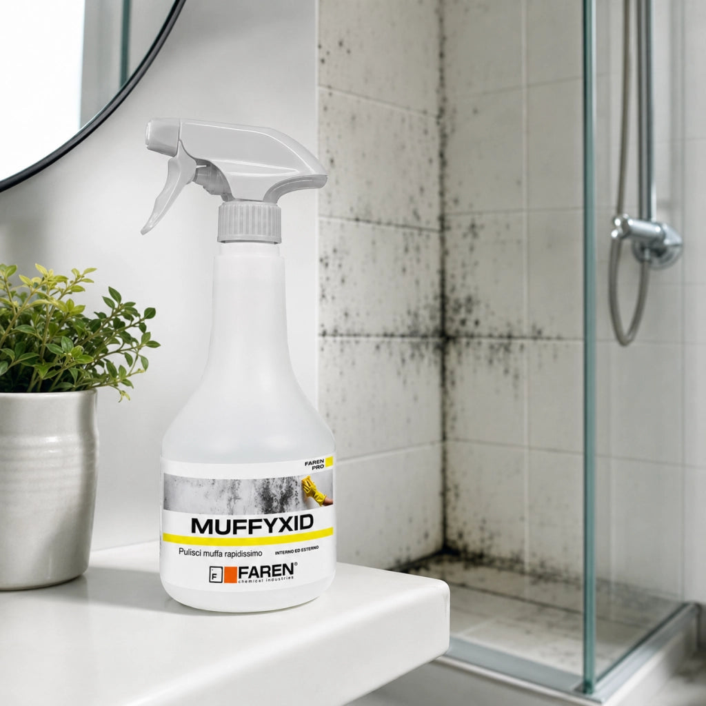 Faren muffyxid 500 ml pulitore antimuffa ad azione rapida igienizzante 3 pezzi