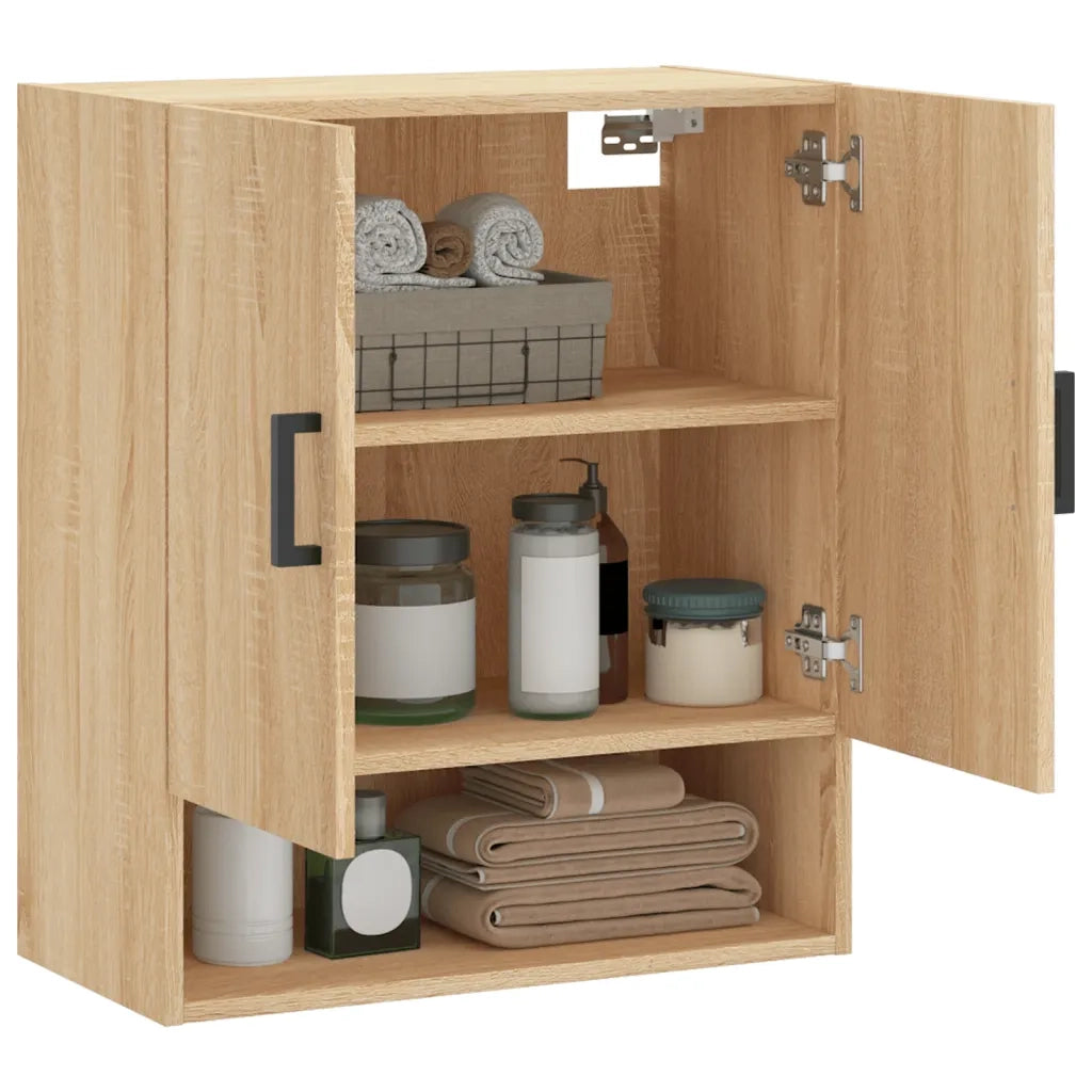 Armadietto a Muro Rovere Sonoma 60x31x70 cm Legno Multistrato 829911