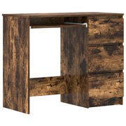 Scrivania | Tavolo da Ufficio Rovere Fumo 90x45x76 cm in Legno Multistrato