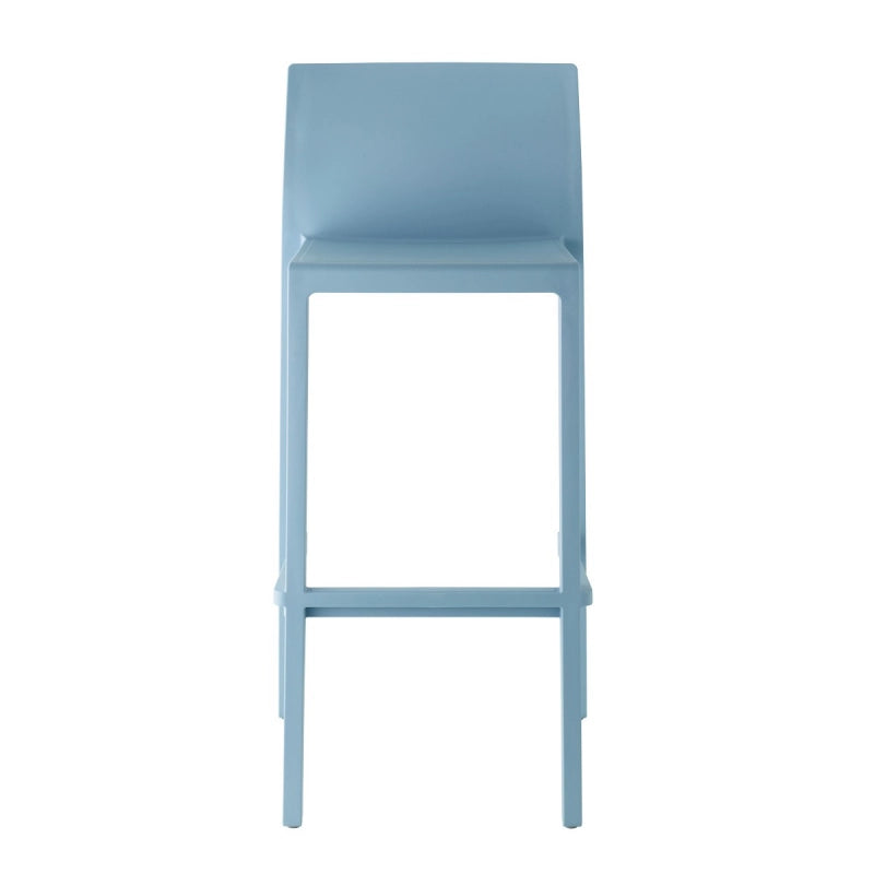 SET 4 SGABELLI KATE TECNOPOLIMERO HT 65CM MADE IN ITALY SCAB DESIGN - Azzurro 62