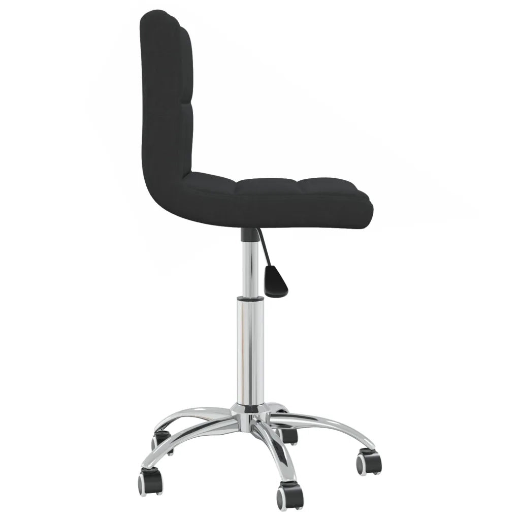 Sedia Girevole da Ufficio Nera in Tessuto cod mxl 11733