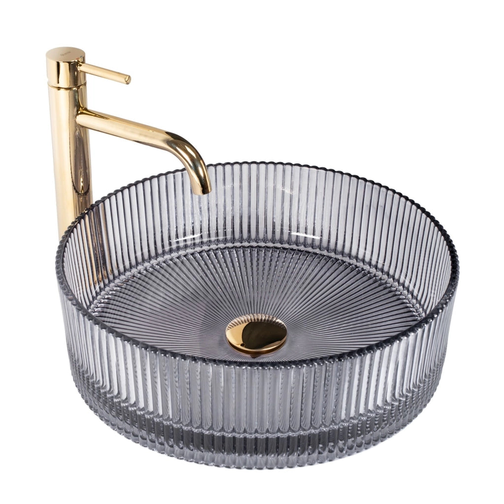 Lavabo Da Appoggio Rea Ingrid Grey