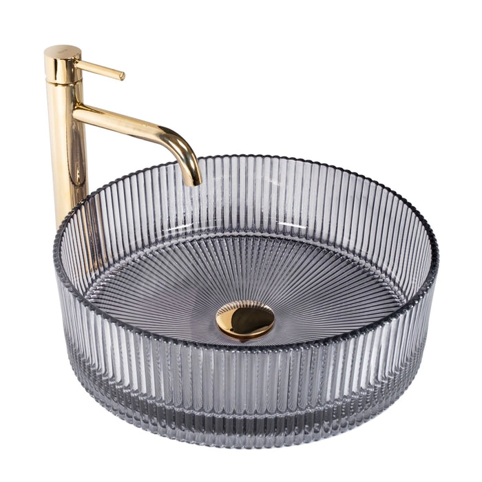 Lavabo Da Appoggio Rea Ingrid Grey