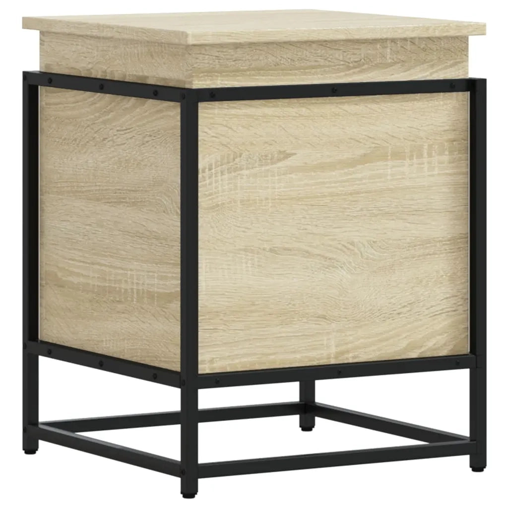 Contenitore con Coperchio Rovere Sonoma 40x40x51,5cm Truciolato 848790