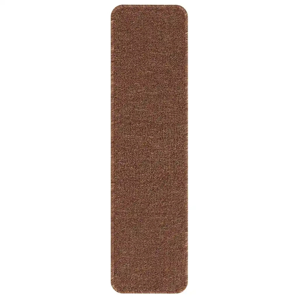 Tappetini Antiscivolo per Scale 15 pcs Giallo 75 x 20 cm PP 4019811