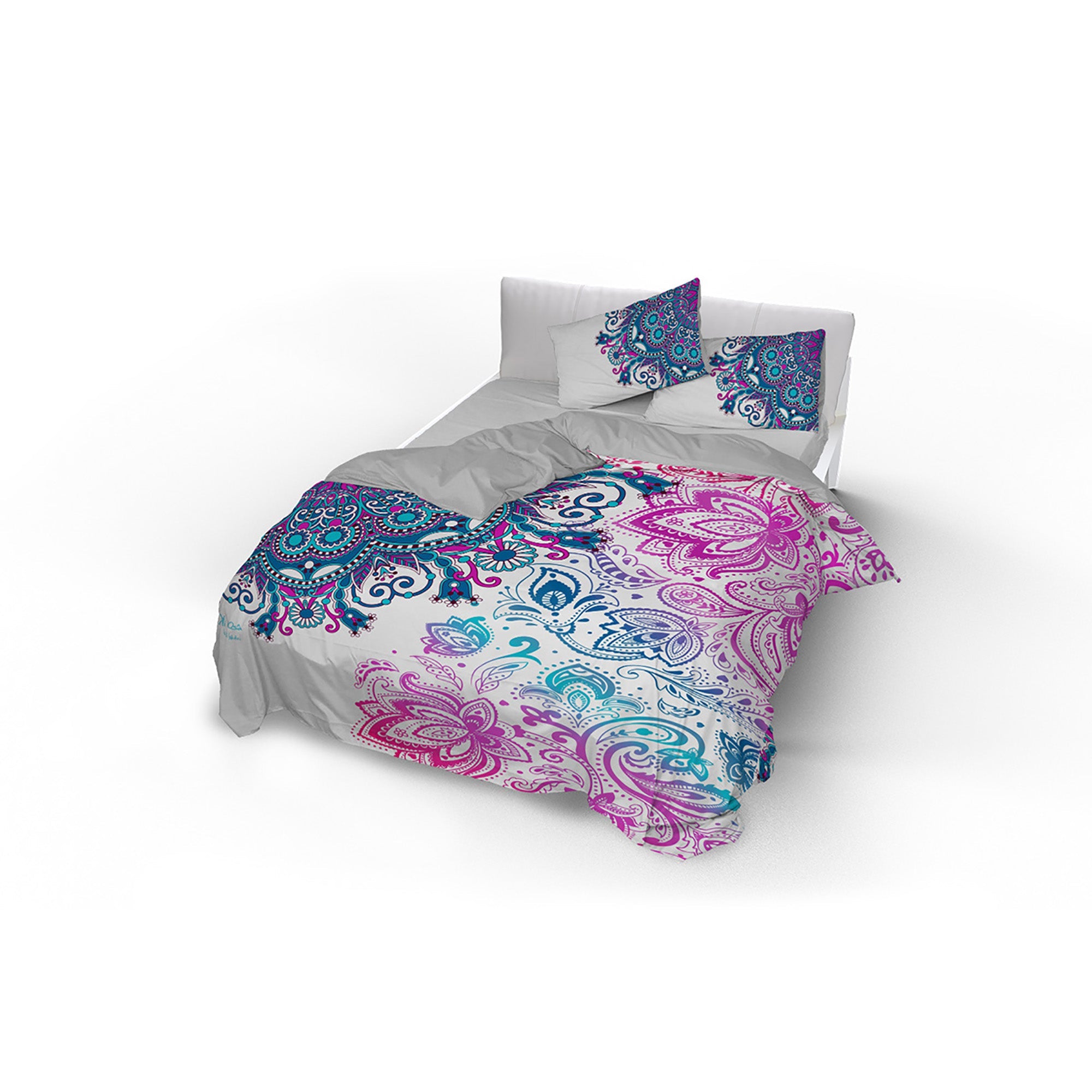 Copripiumino Matrimoniale Stampa sul Sacco e Federe Kio601