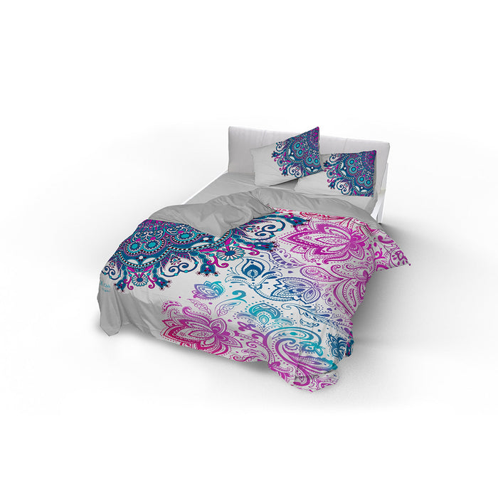 Copripiumino Matrimoniale Stampa sul Sacco e Federe Kio601