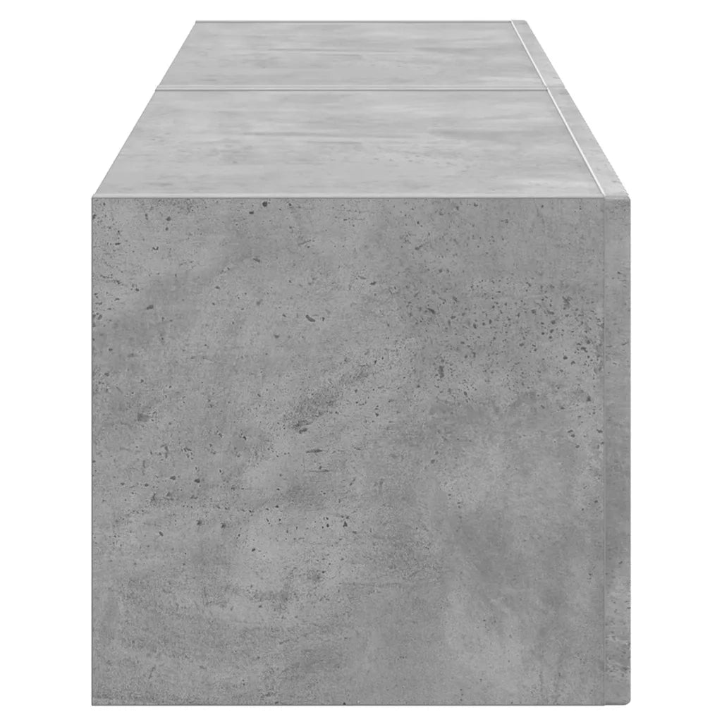 Mobile TV da parete 2 pz-Set di 2 Mobile TV a Muro-Credenza TV Calcestruzzo 60 x 31 x 29.5 cm 785120