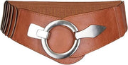 Cinturone in Pelle PU Retro Stile Vintage per Donna - Adattabile - Comodo - Lunghezza 80-95cm