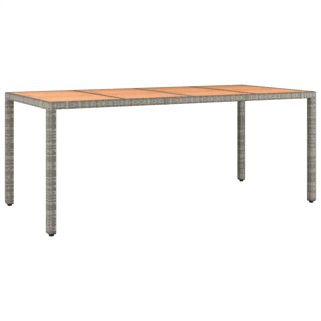 vidaXL Set Bistrò da Giardino 9 pz con Cuscini in Polyrattan Grigio