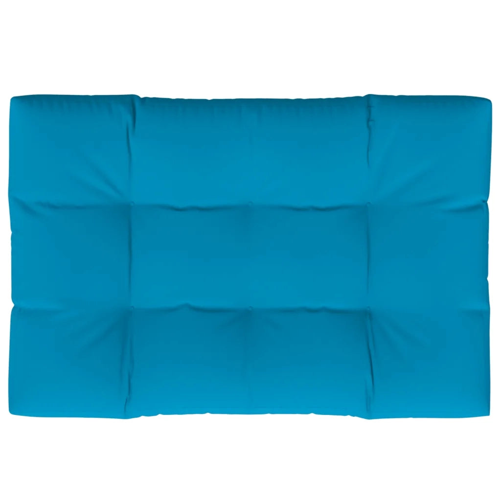 Cuscino per Pallet Blu 120x80x12 cm in Tessuto