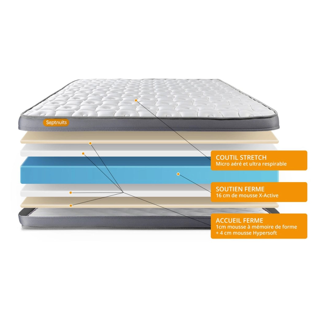 Materasso 90x200 cm Memory foam - Memo Plus