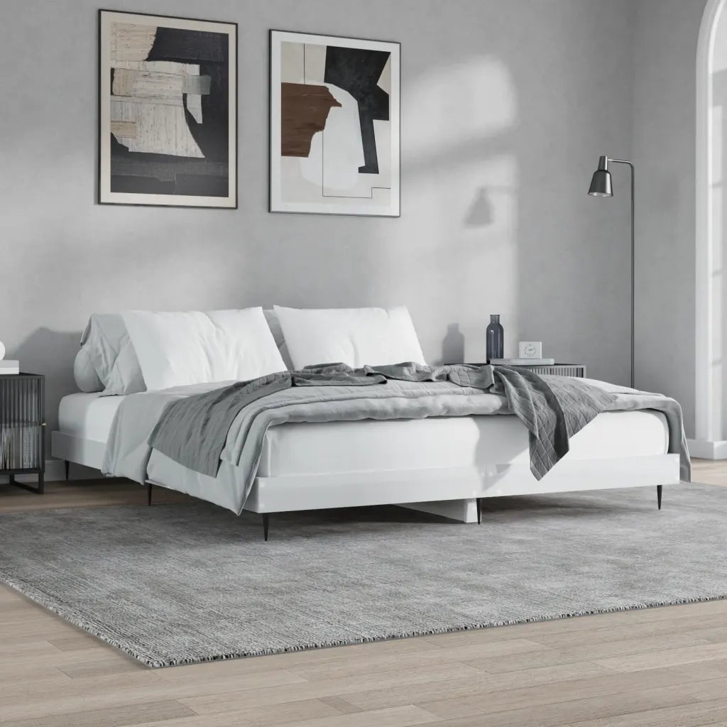 Giroletto Bianco Lucido 120x200 cm in Legno Multistrato 832255