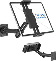 Supporto per tablet con braccio regolabile - 360° rotativo - con gancio estensibile - robusto - per cucina/ camera da letto