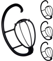 Pruina in legno nero, supporto a pendenti, set di 4 pruine