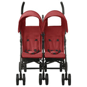 Passeggino Gemellare in Acciaio Rosso CFW6678923