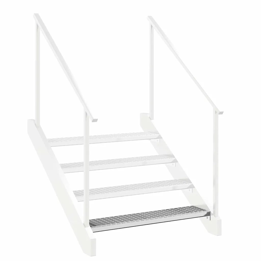 Gradino in Griglia 90x24x7 cm Acciaio Zincato