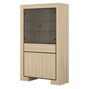 Vetrina ampia collezione COPA – 4 porte e 1 cassetto – Rovere elegante – Senza illuminazione LED