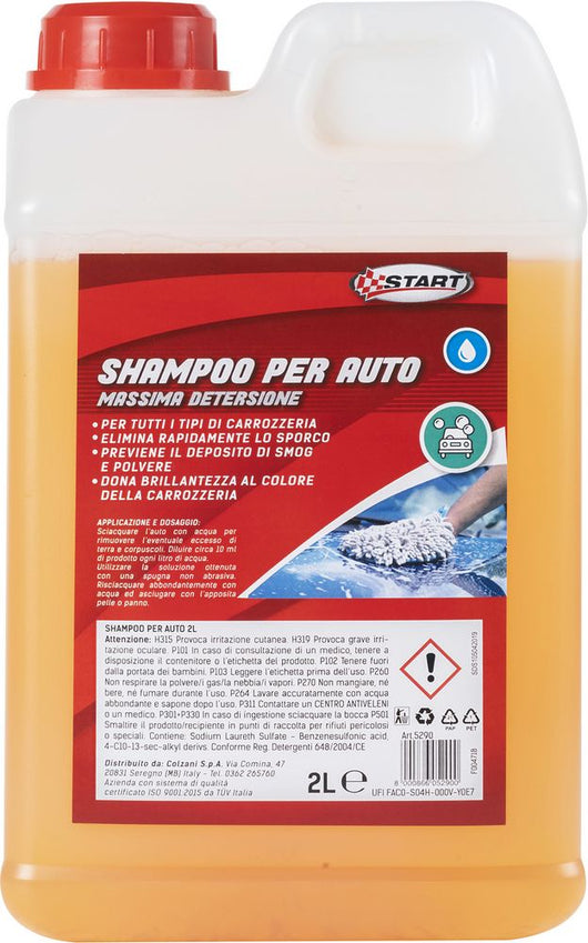 Shampoo per auto 2L per tutti i tipi di carrozzeria