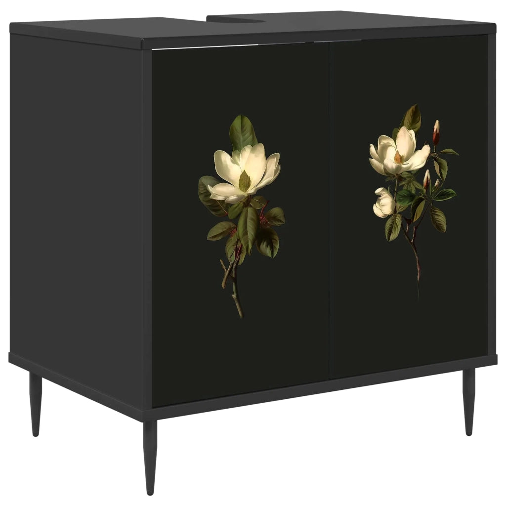 Mobile da Bagno BREMEN Rovere Nero 60 x 40 x 61 cm 8007427