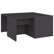 Tavolini da salotto | Tavolino da caff¨¨ | Tavolino da Soggiorno 4 pz Grigi 33x33x33 cm in Multistrato