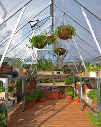 Serra Da Giardino in Policarbonato Balance Ibrida  487X244X229 cm Argento