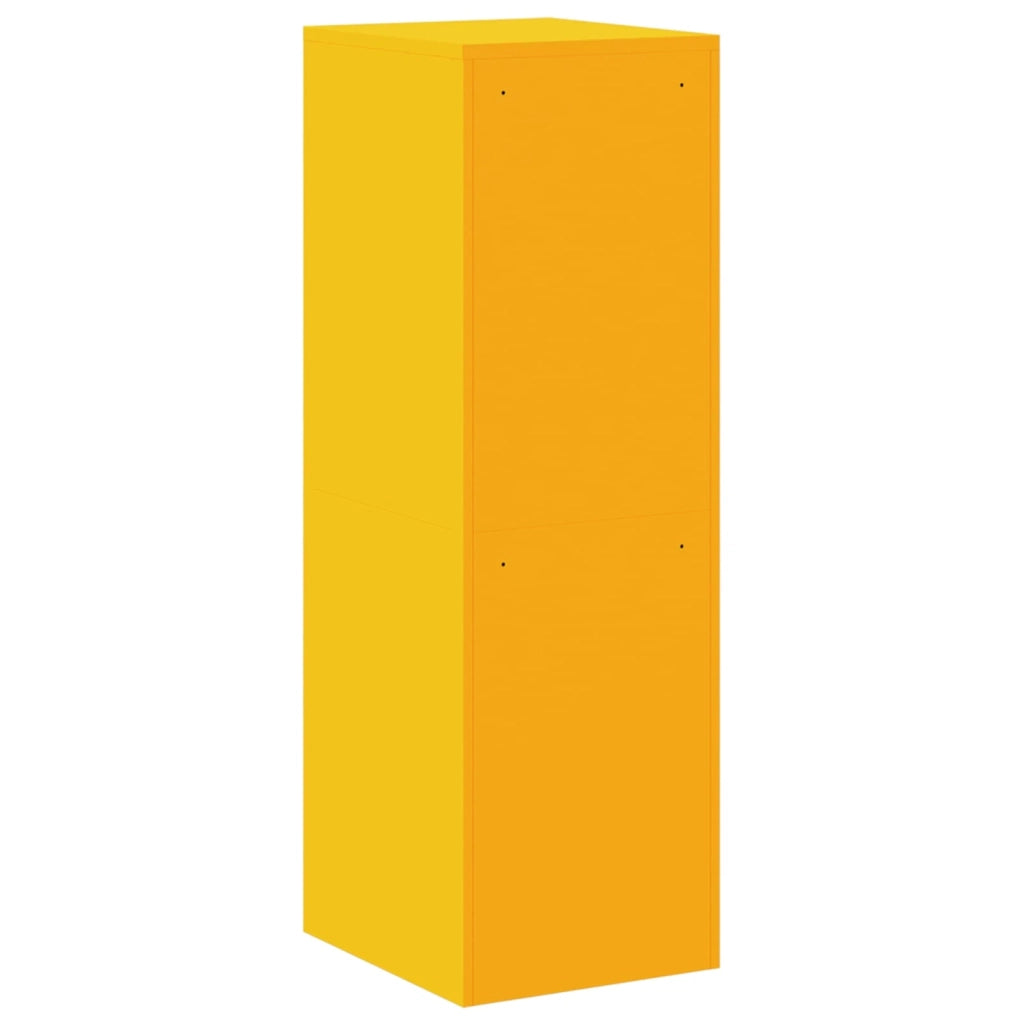 Armadio per File 2 pcs Giallo senape 44 x 50 x 139 cm 3406157