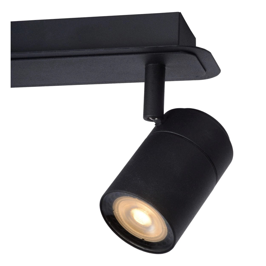 Faretto soffitto Lucide Lennert 2xGU10 5W 3000K nero IP44