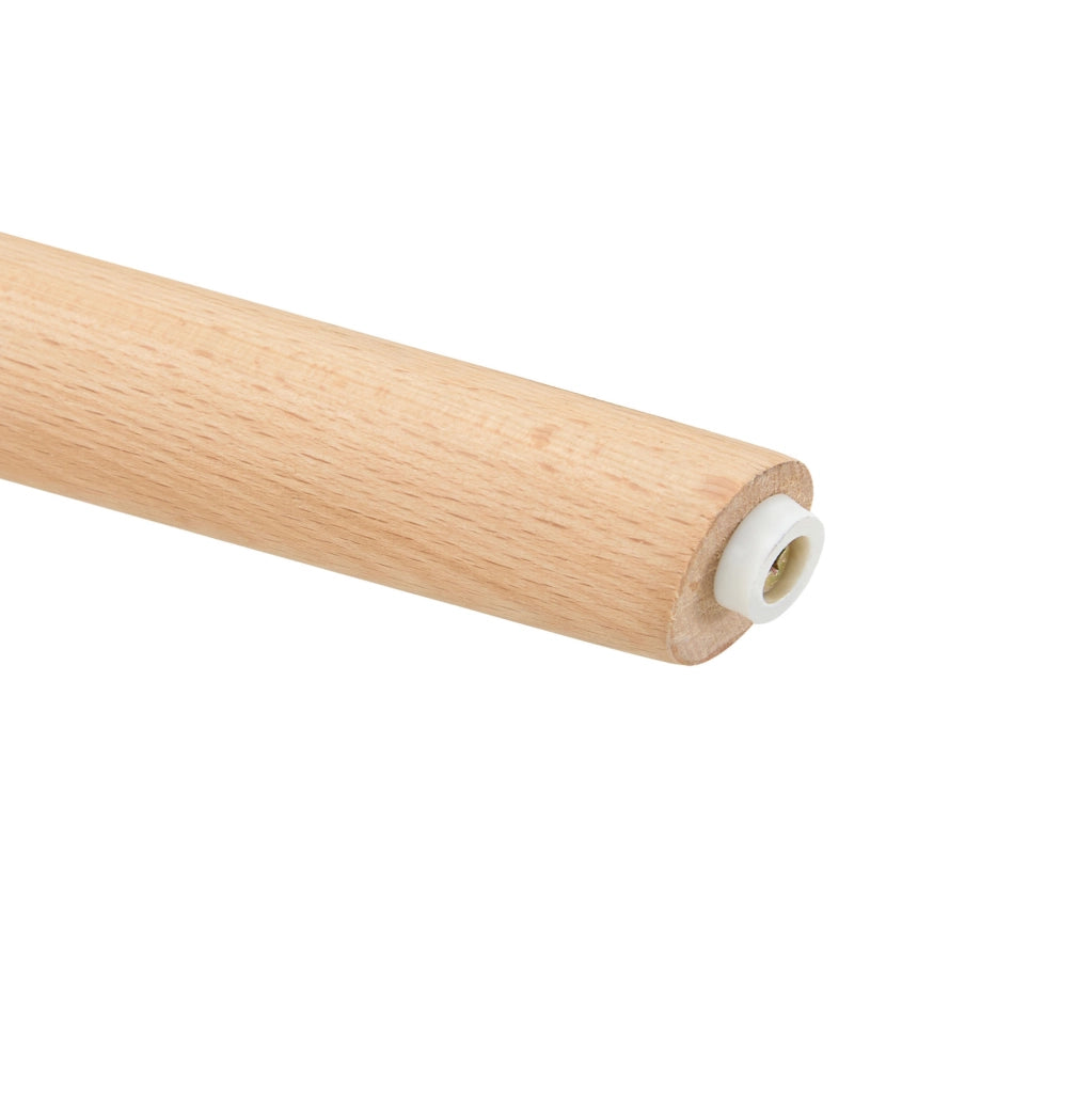 Tavolo da pranzo rotondo Ø80 cm bianco con cesto sospeso