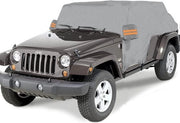 Cappotto di protezione per Jeep Wrangler 4 porte (1987-2021) - Impermeabile, resistente ai graffi e protezione UV, grigio