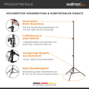 AIR 290 Deluxe Stativo per luci, altezza max 290 cm, cavalletto fotografico per flash con capacità di carico di 7 kg, treppiede per studi fotografici e outdoor