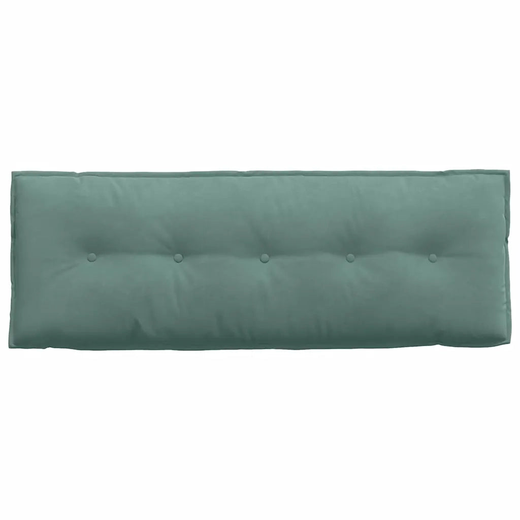 Cuscino per Schiena Verde Mare 140 x 50 cm Tessuto in Cords