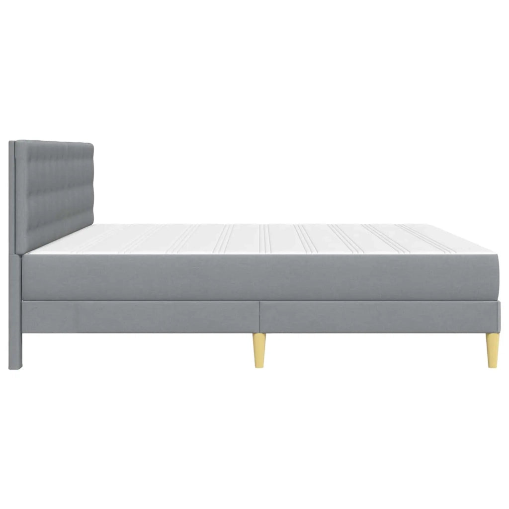 Struttura letto con materasso Grigio chiaro 180 x 200 cm 3415123