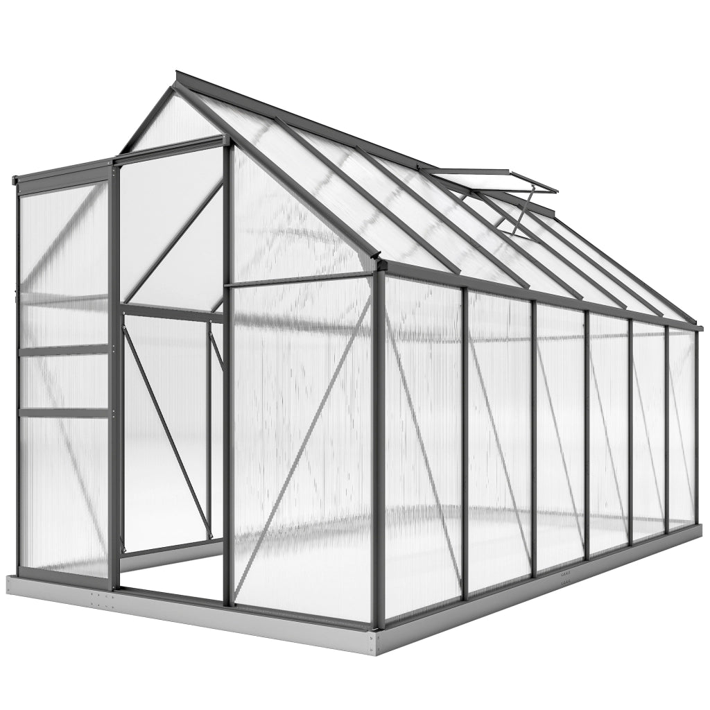Serra da giardino in alluminio e policarbonato ¨C zephmum ¨C 190x375x199 cm