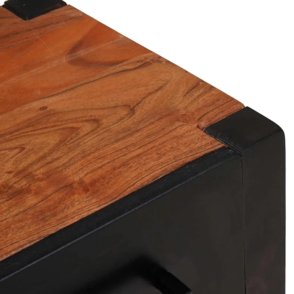 Credenza Marrone 55 x 30 x 75 cm Legno di Acacia Massello 4104007
