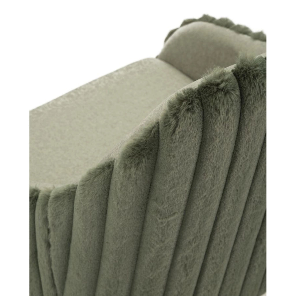 Set di 2 Sgabelli Alti VKH882, Verde, Poliestere, 52x46x111 cm