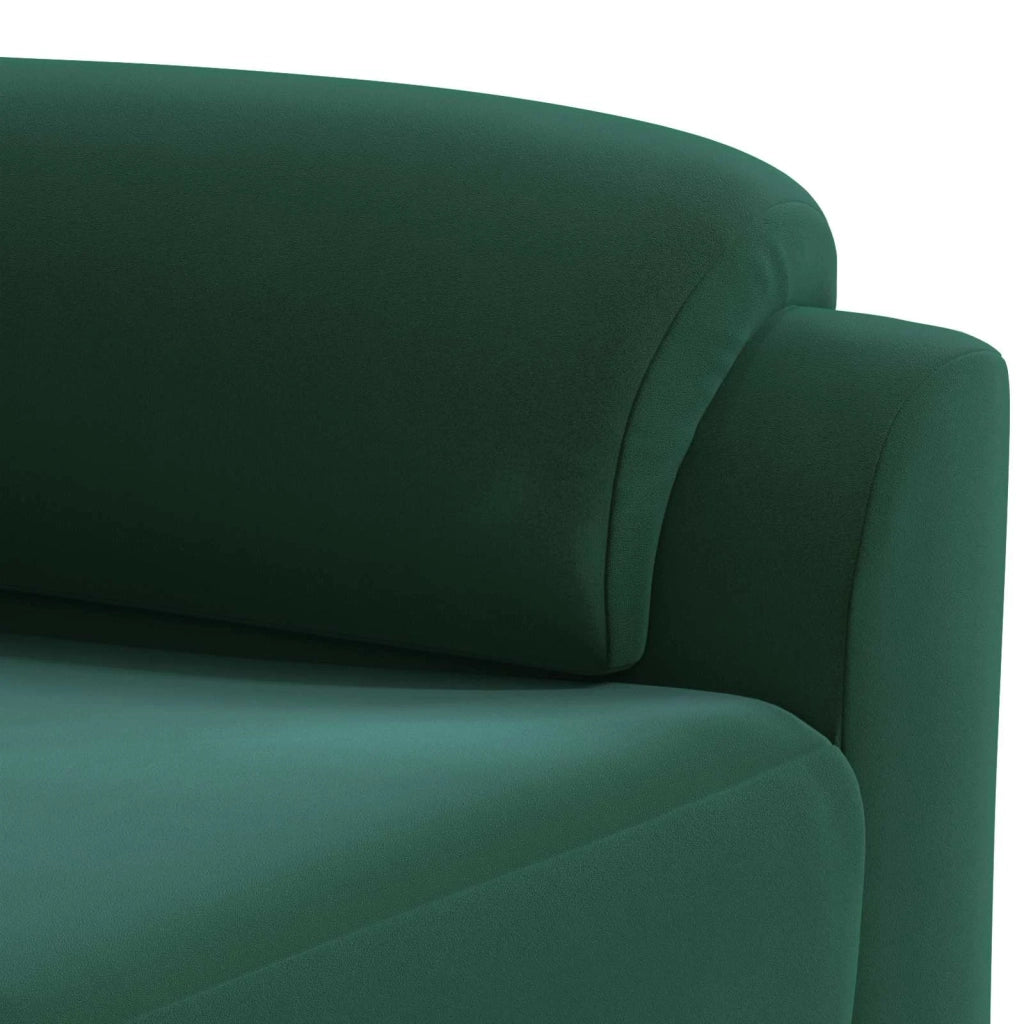 Divano Verde Scuro 94 x 85 x 93 cm Velluto 42040809