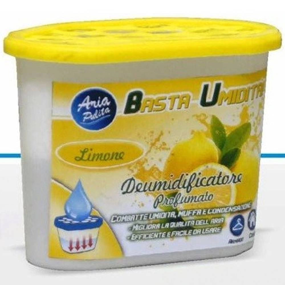 Trade Shop - Deumidificatore Con 220 Gr. Di Granuli Deumidificatore Aria Fragranza Limone -